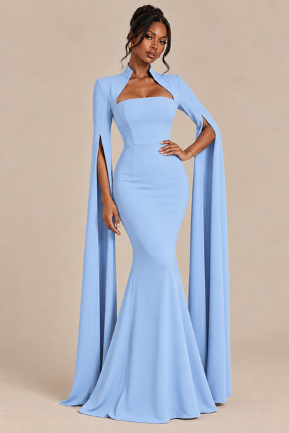 Ariel - Robe de soirée sirène style cape