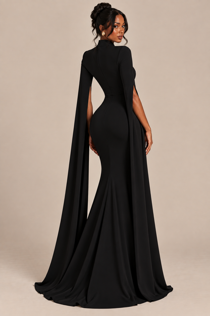 Ariel - Robe de soirée sirène style cape