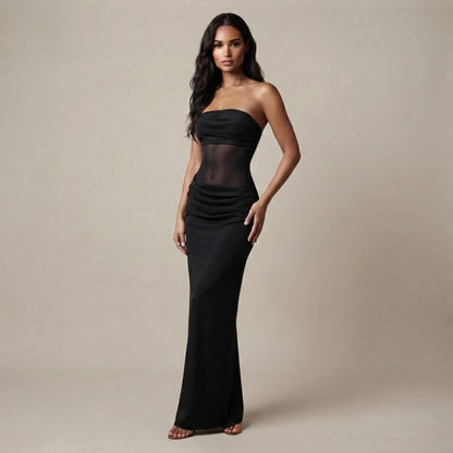Grace - Robe longue noire
