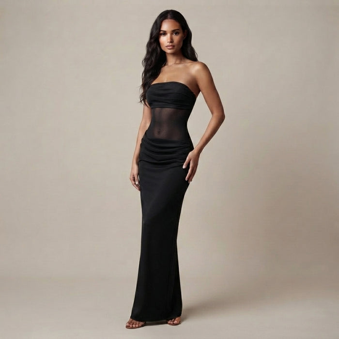 Grace - Robe longue noire