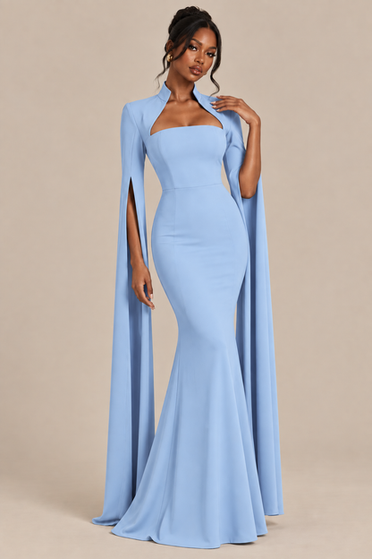 Ariel - Robe de soirée sirène style cape