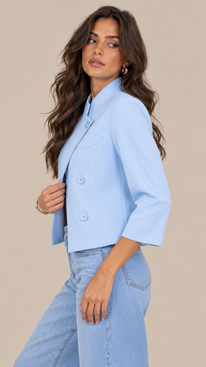 BLAZER EMMA  - BLEU CIEL