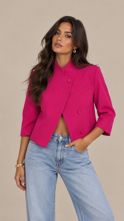 BLAZER EMMA - FRAMBOISE