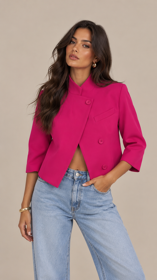 BLAZER EMMA - FRAMBOISE